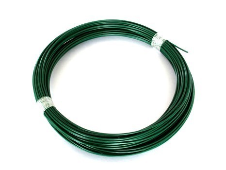 Drôt napínací poplastovaný 52 m v zelenej farbe RAL 6005