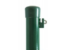 Plotový stĺpik PRIMA lakovaný 48/2100 mm poplastovaný vo farbe zelenej RAL 6005