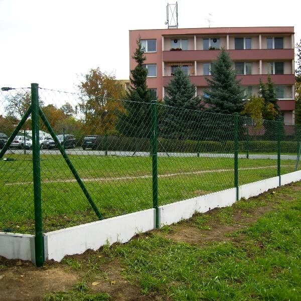 Poplastované plotové pletivá zelená