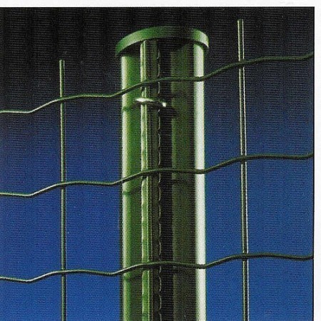 Plotový stĺpik CLIP 48/1700 mm ku zváraným sieťam v zelenej farbe