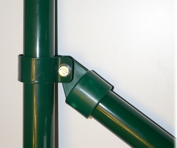 Tenisová vzpera PRIMA 48/4750 mm poplastovaná vo farbe zelenej RAL 6005