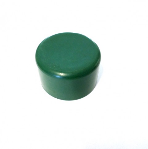 Plastový klobúčik na plotový stĺpik Ø 48 mm v zelenej farbe