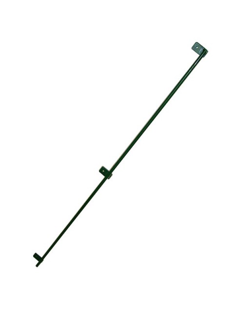 Rámček z guľatiny na pletivo výšky 150 cm zelený