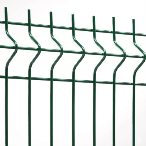 Plotový panel BRAVO 3D poplastovaný 2230 mm v zelenej farbe RAL 6005