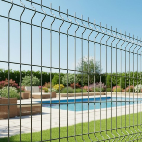 Plotový panel BRAVO 3D LIGHT pozinkovaný 1230 mm