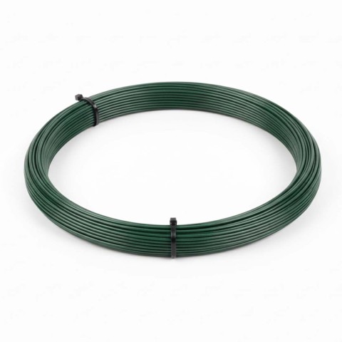 Drôt viazací poplastovaný 1,4 mm/50 m v zelenej farbe RAL 6005