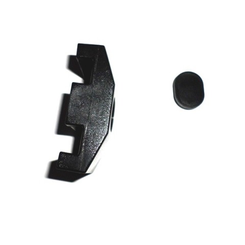 Plotová príchytka PVC čierna pre panel 2D