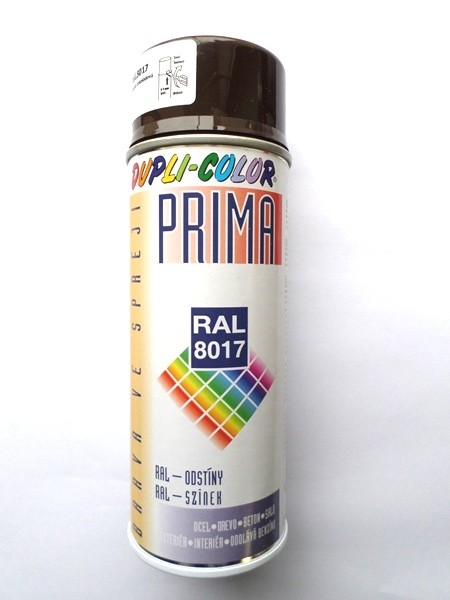 Univerzálny korekčný sprej PRIMA RAL 8017 - čokoládová hnedá