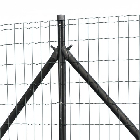 Plotová vzpera CLIP 38/2500 mm vo farbe antracit