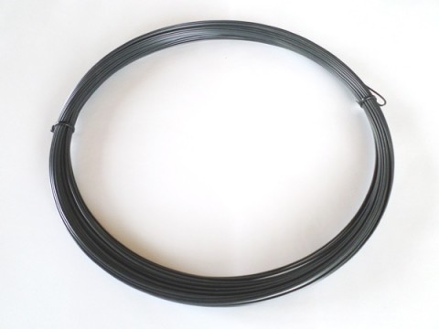 Drôt viazací poplastovaný 2,0 mm/50 m v antracitovej šedej farbe RAL 7016