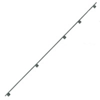Rámček z guľatiny univerzálny 1000–1500 mm RAL 7016 antracitová
