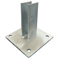 Pätka na stĺpik 40×60 mm ZN