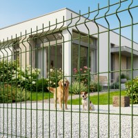 Panel POLAR 3D 1730 mm | Zn+PVC | zelený | drôt 5,0 mm