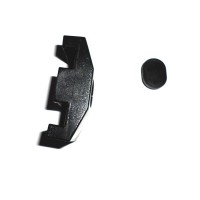 Plotová príchytka PVC pre panel 2D čierna