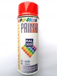Sprej PRIMA RAL 3020 - dopravná červená